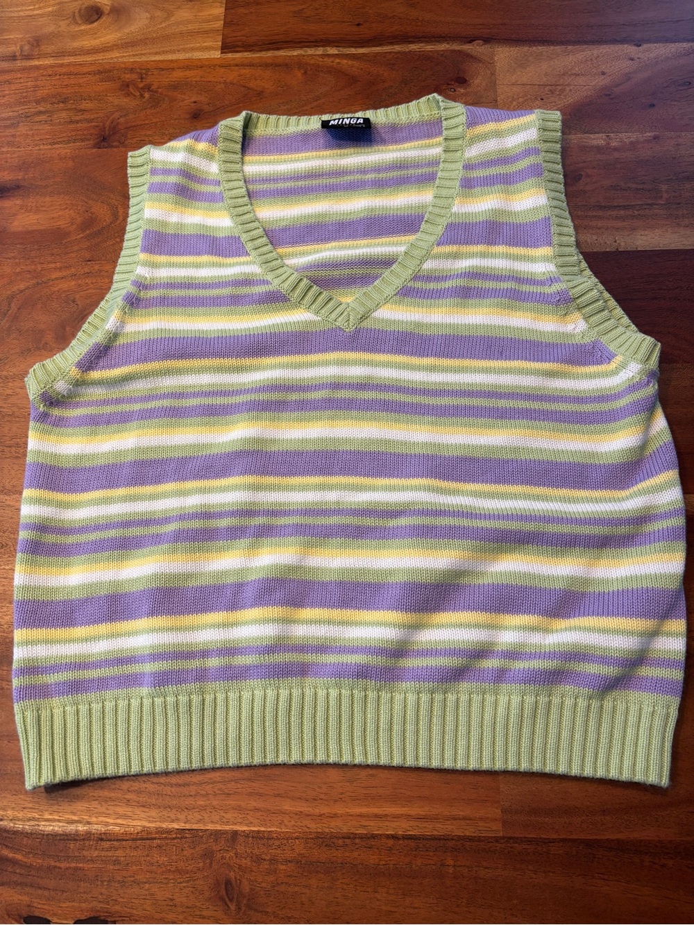 Minga London Striped Sweater Vest - Size M